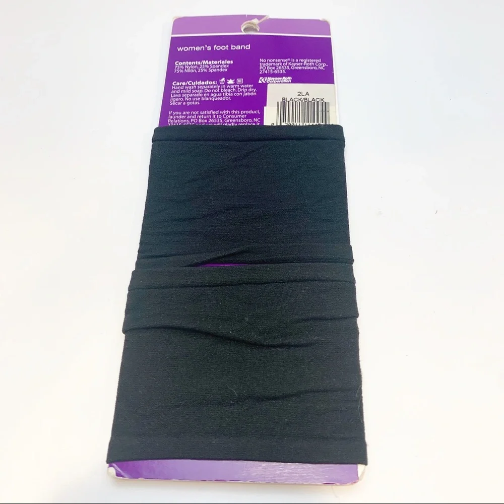 No Nonsense Women’s Foot Band Tube Bundle One Size New‎ NWT